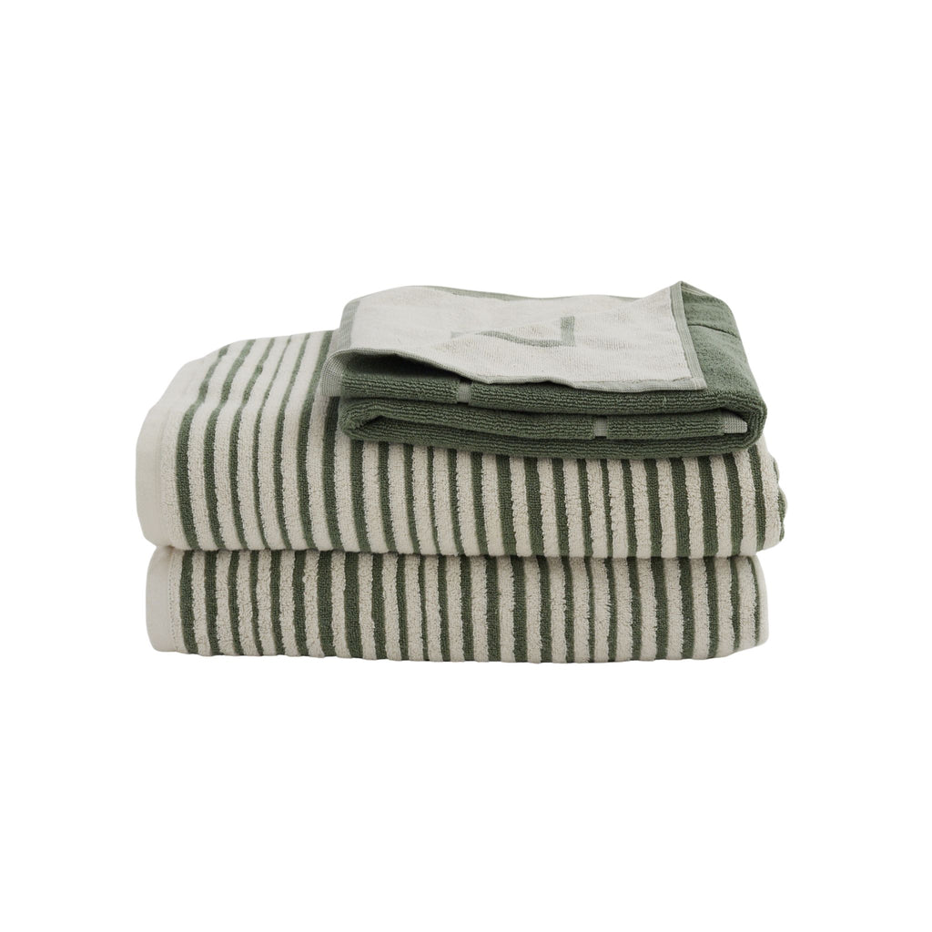 Salento Stripe Sundown Bathroom Set - Cactus