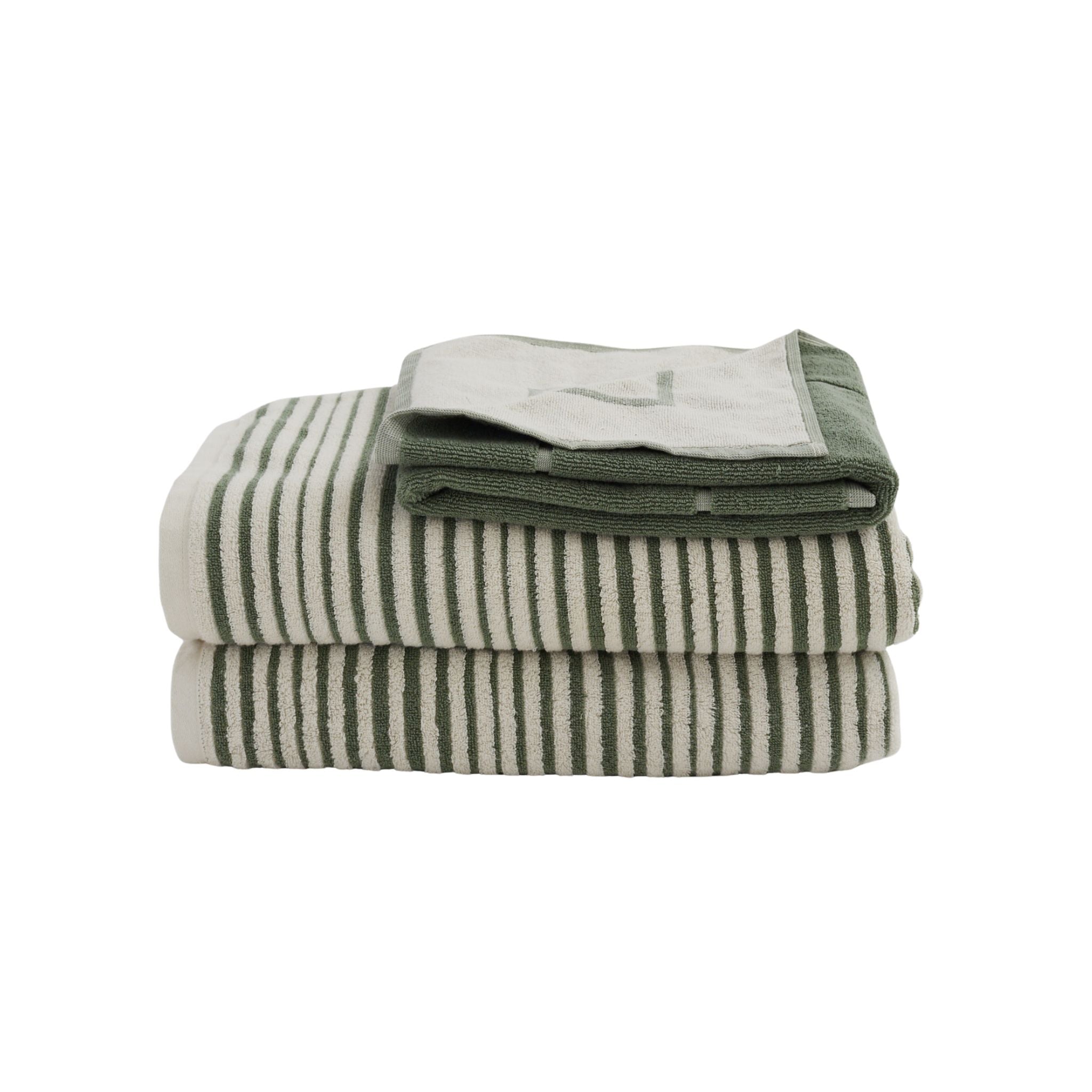 Salento Stripe Sundown Bathroom Set - Cactus