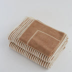 Salento Stripe Sundown Bathroom Set - Tan