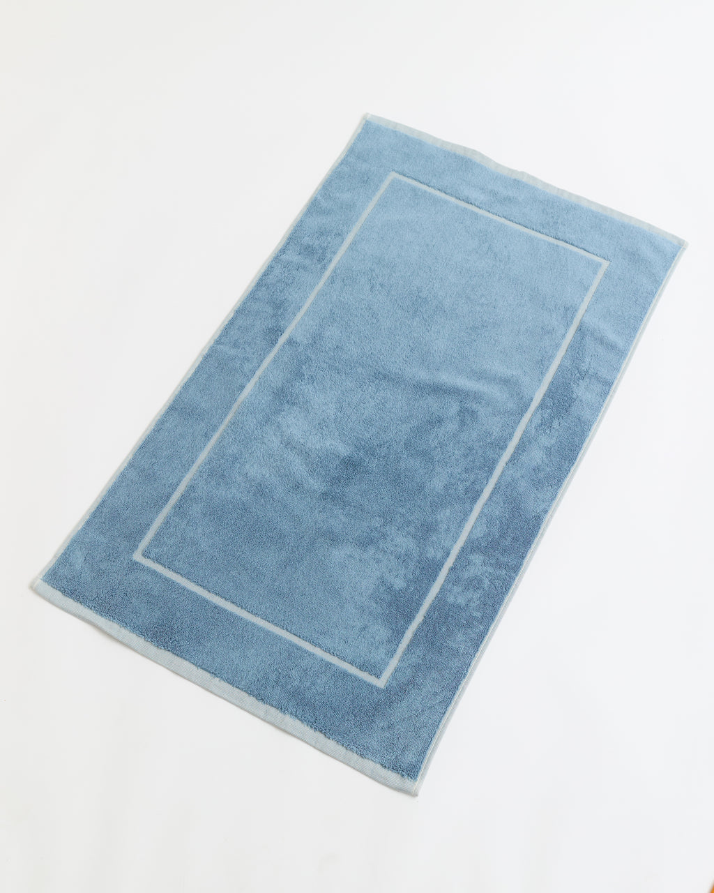 Border Bath Mat - Blue Haze