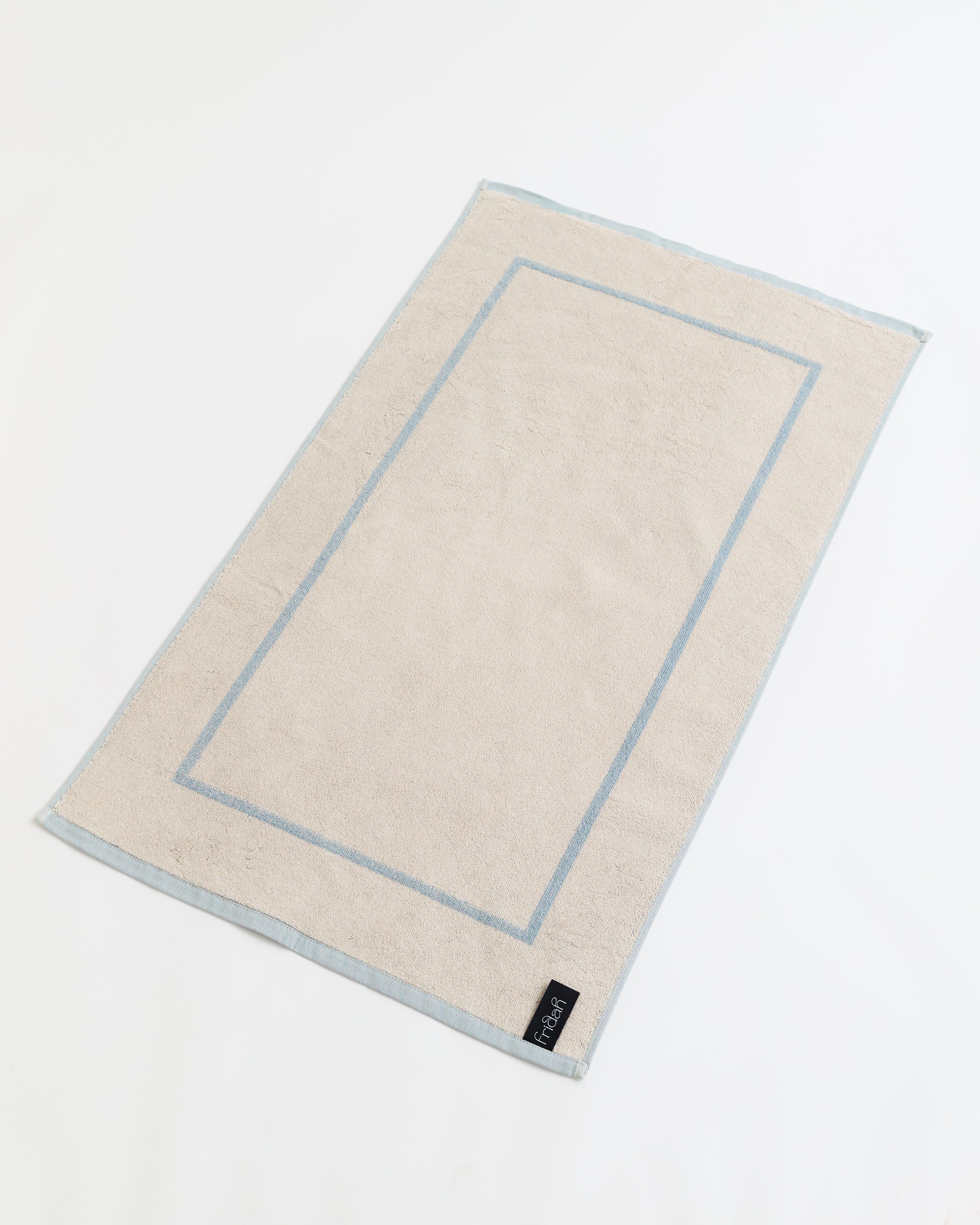 Border Bath Mat - Blue Haze