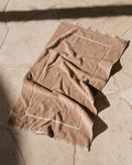 Border Bath Mat - Tan