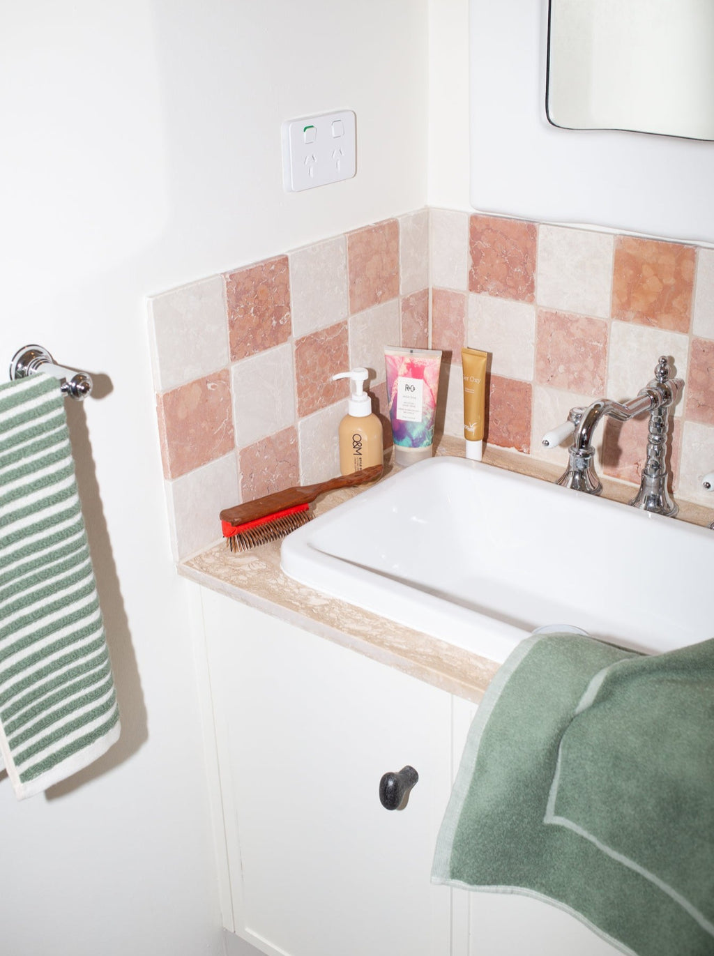 Salento Stripe Sundown Bathroom Set - Cactus