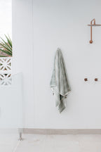 Salento Stripe Duo Bath Sheet Set - Cactus
