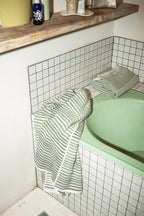 Salento Stripe Hand Towel - Cactus