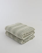 Salento Stripe Duo Bath Sheet Set - Cactus