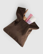 Affogato | The Knot Bag laid flat with skincare peeking out