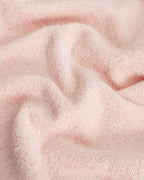 Blush | The Barrier Towel close up of the terry texture