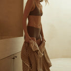 Salento Stripe Sundown Bathroom Set - Tan
