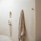 Salento Stripe Sundown Bathroom Set - Tan